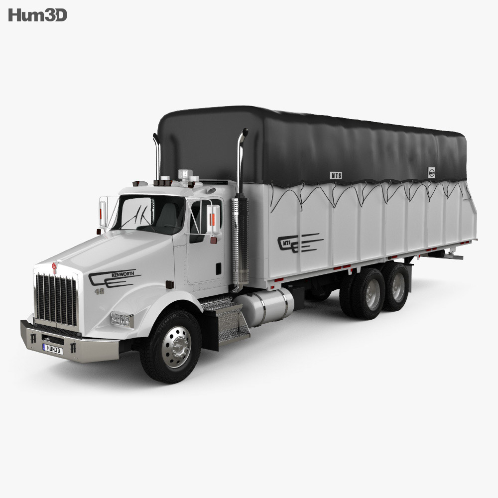 Kenworth T800 Cotton Truck 2016 Modelo 3D - Vehículos on Hum3D