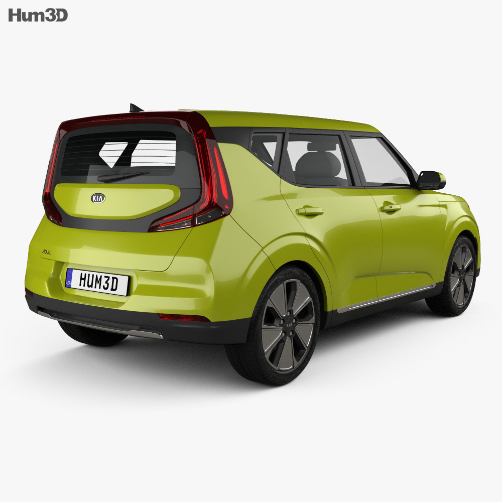 Kia Soul Ev 2022 3d Model - Vehicles On Hum3d