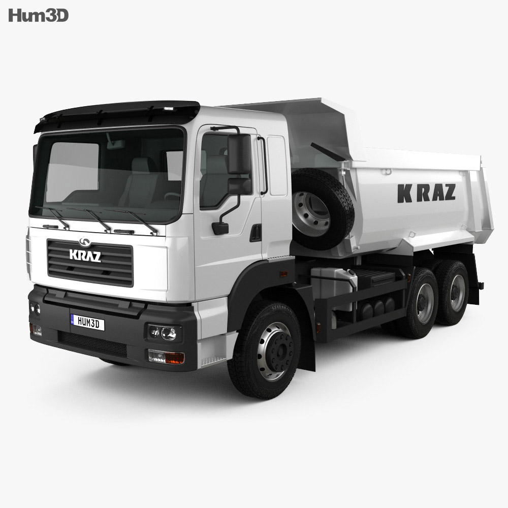 KrAZ C26.2M Tipper Truck 2016 Modelo 3D