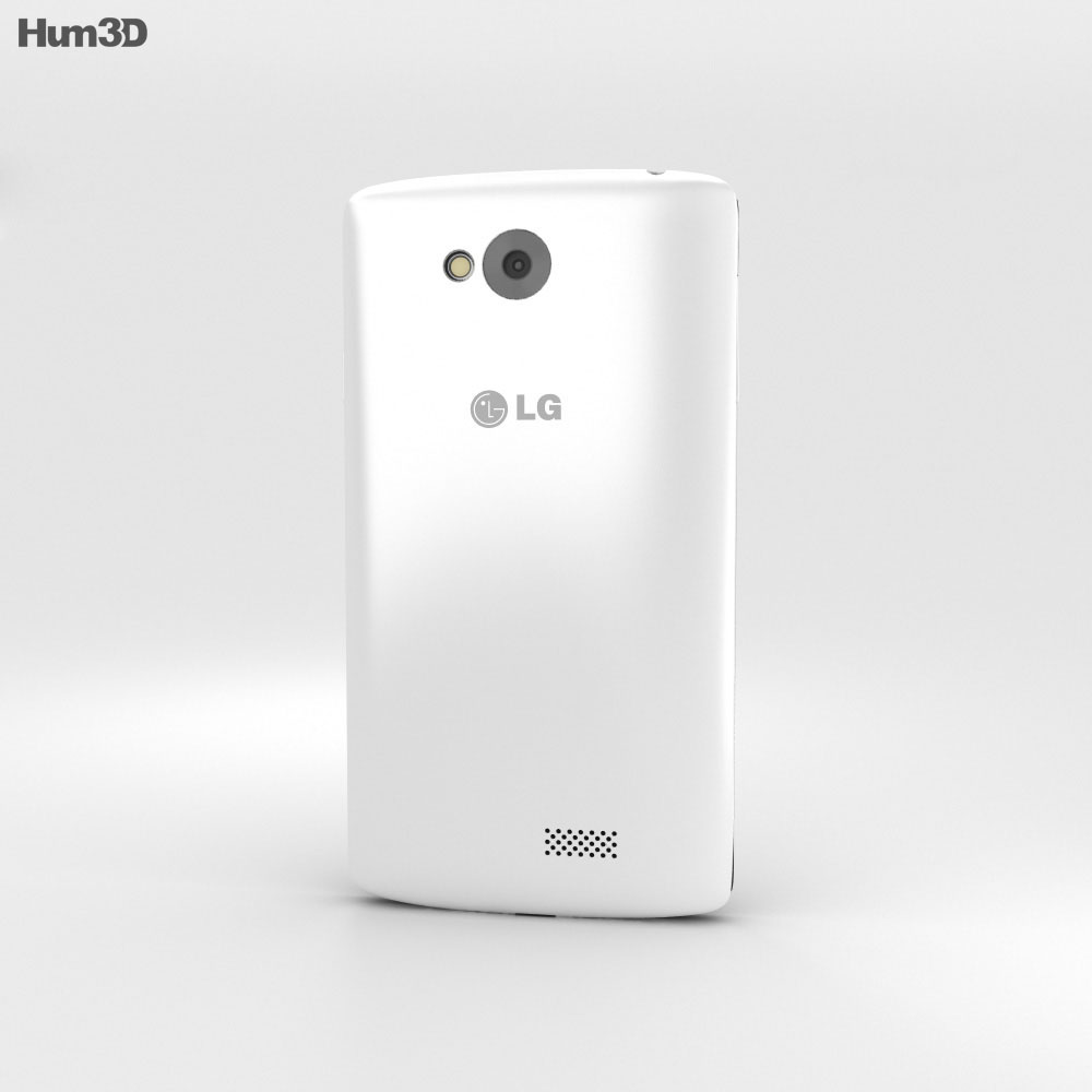 LG F60 White 3d model