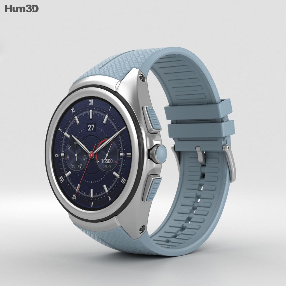 LG Watch Urbane 2nd Edition Opal Blue 3D模型