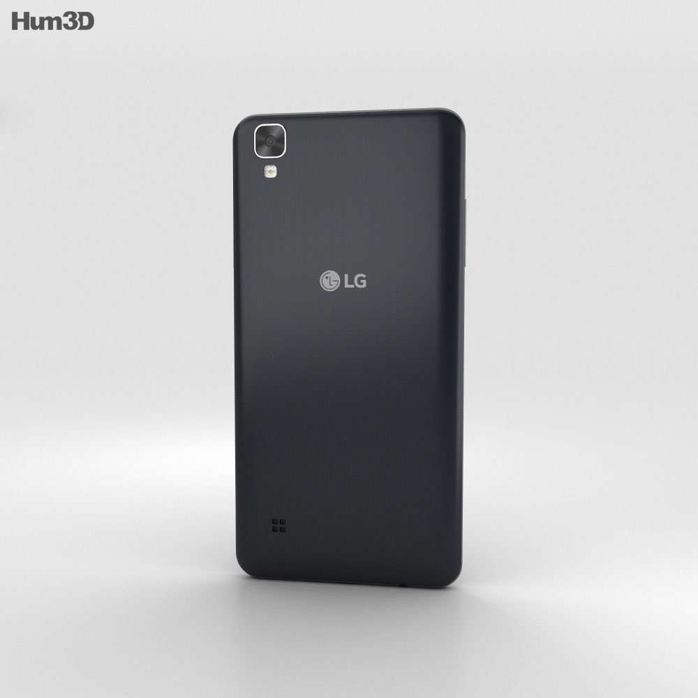 LG X Style Preto modelo 3D - Electrónica no Hum3D