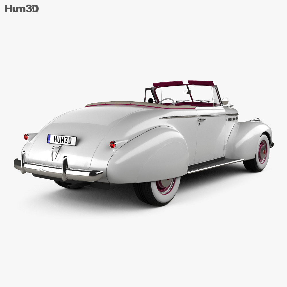 LaSalle Кабріолет купе (40-5267) 1940 3D модель back view