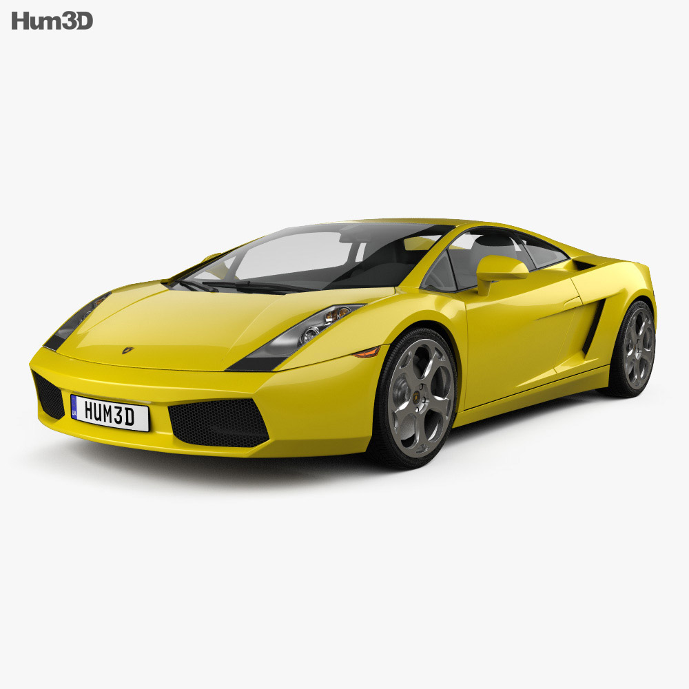 Lamborghini Gallardo 2014 3d model