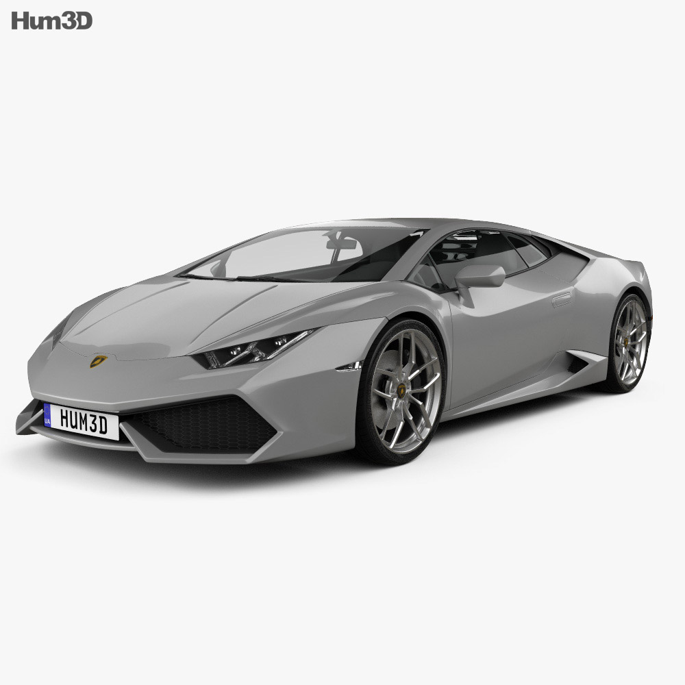 Lamborghini Huracan 2017 3D 모델 