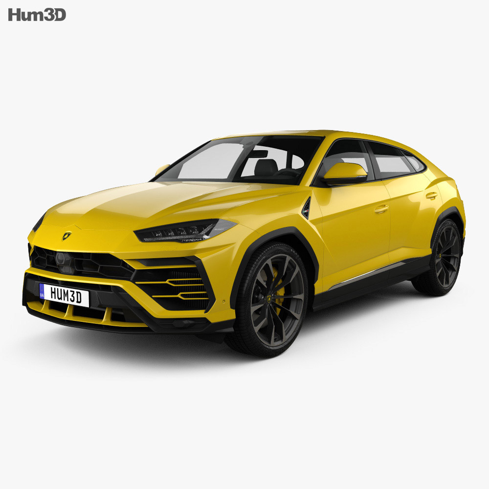 Lamborghini Urus 2020 3D model - Vehicles on Hum3D