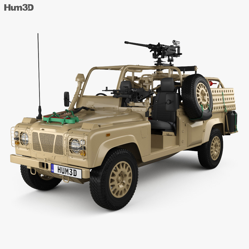 Land Rover Defender RWMIK 带内饰 2014 3D模型