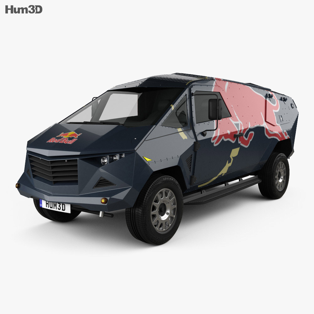 Land Rover Defender Red Bull Event 2016 3d model