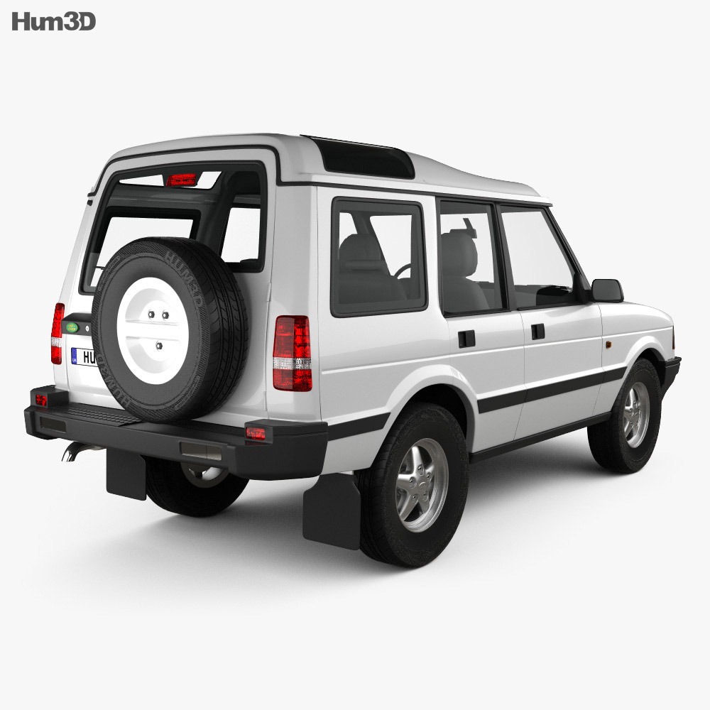 Land Rover Discovery 5-door 2014 3d model back view