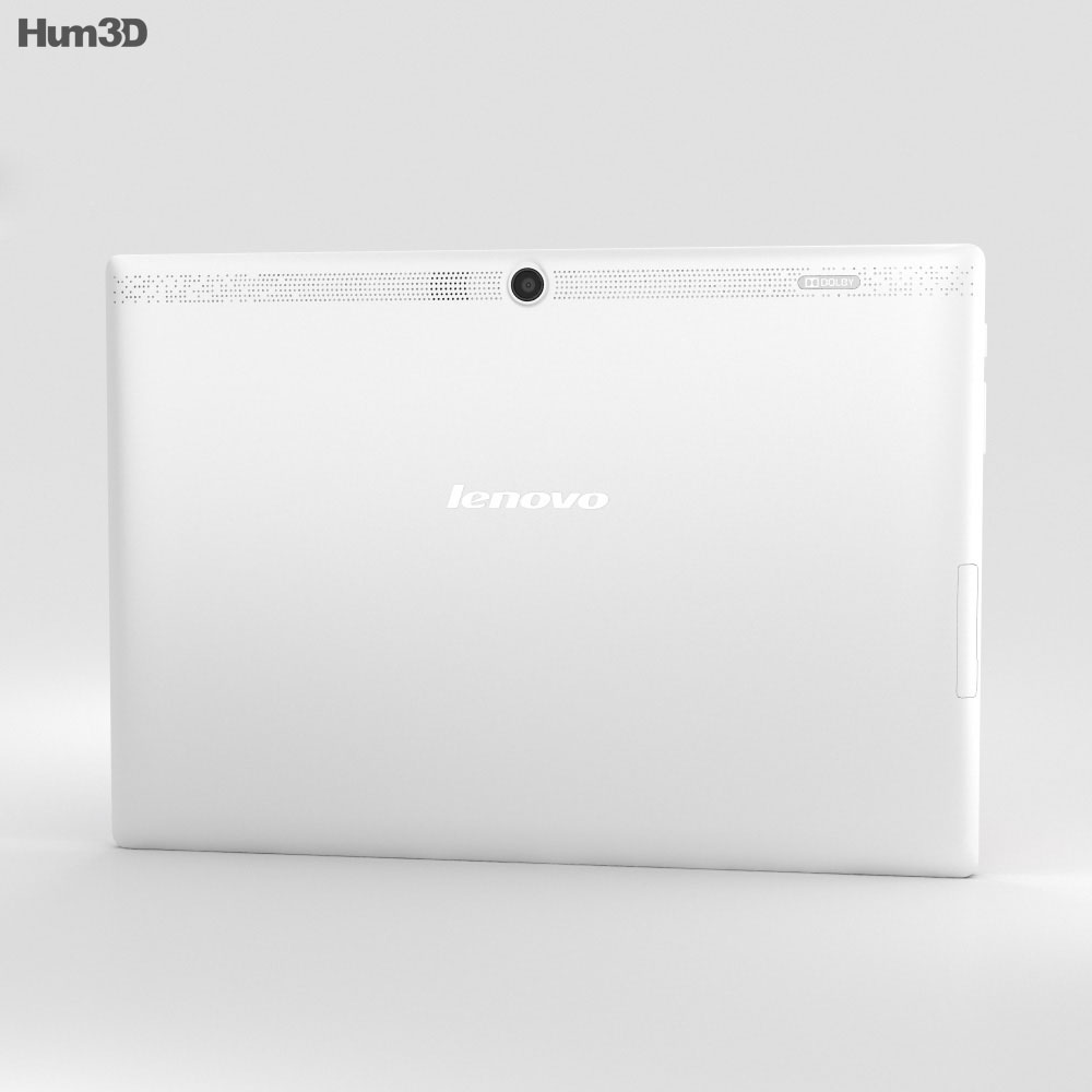 Lenovo Tab 2 A10-70 Pearl White 3d model