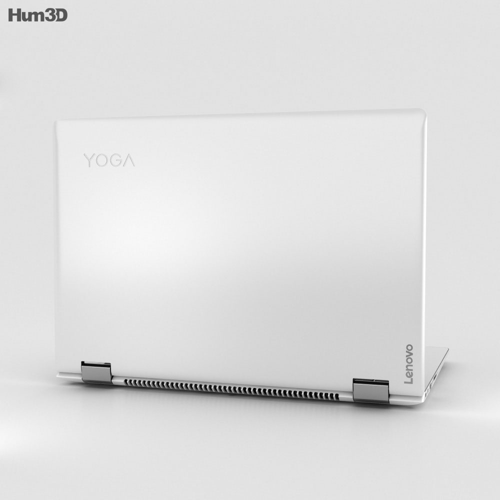 Lenovo Yoga 510 白い 3Dモデル