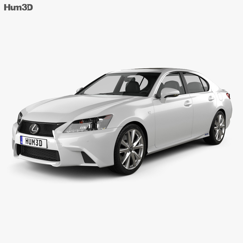 Lexus GS F Sport hybrid (L10) 2015 3d model