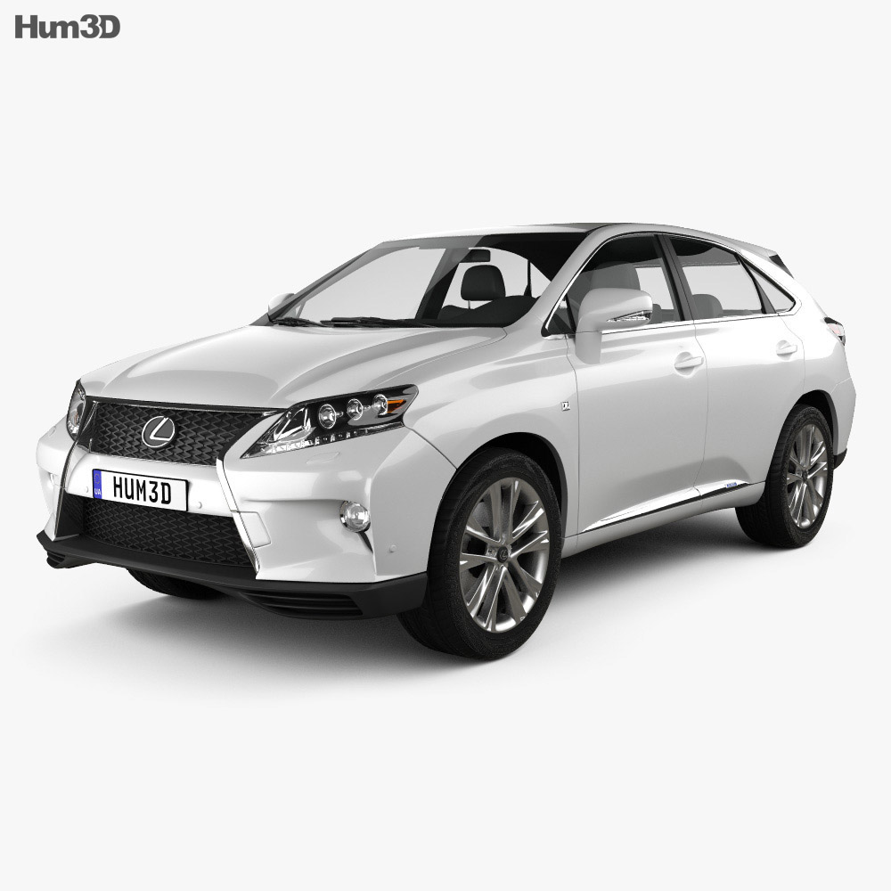 Lexus RX F Sport hybrid (AL10) 2015 3d model