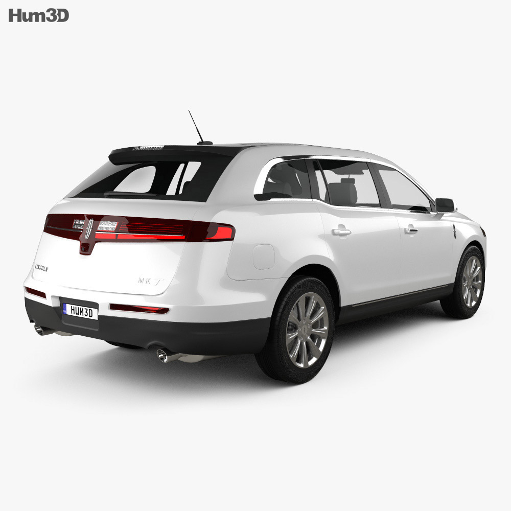Lincoln MKT 2018 3d model back view