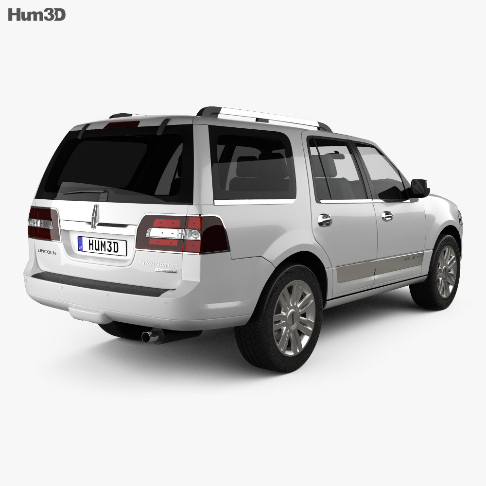 Lincoln Navigator (U326) 2015 3d model back view