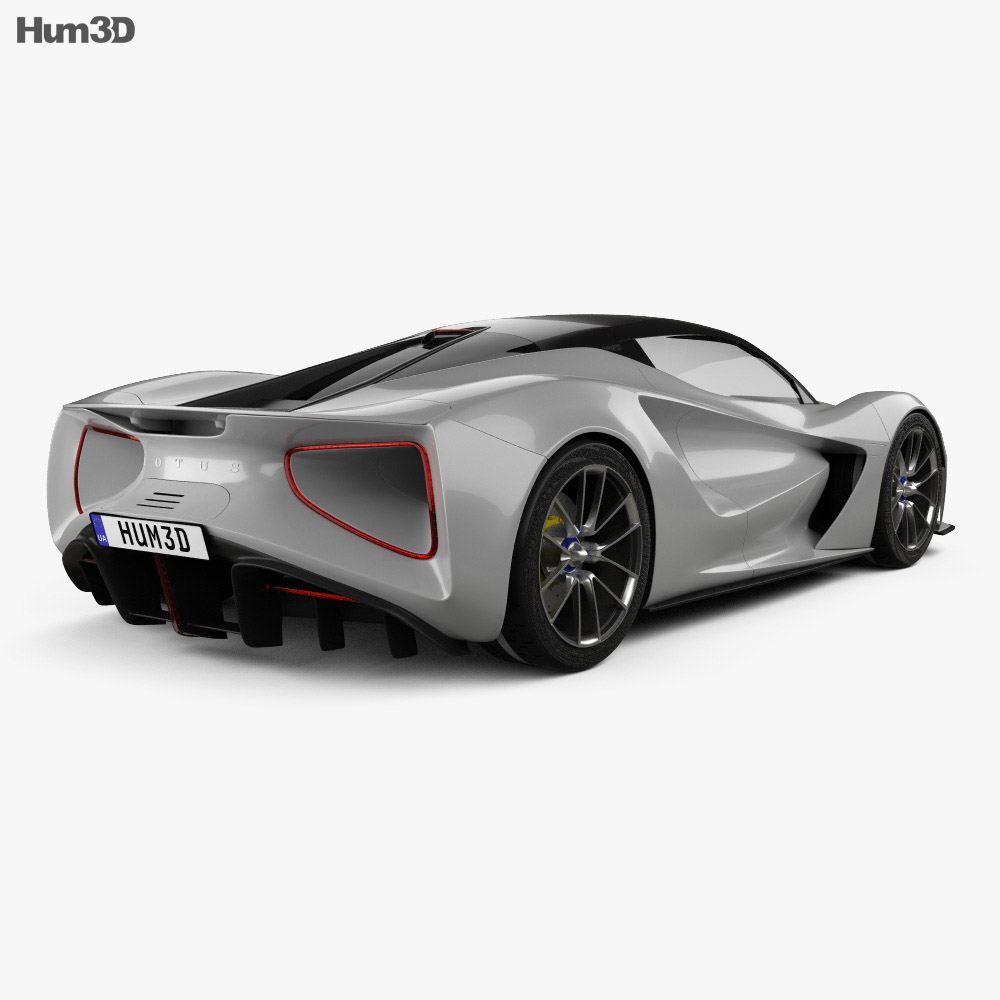 Lotus Evija 2020 3D model Vehicles on Hum3D