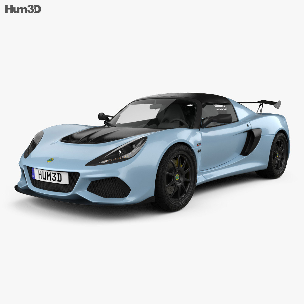 Lotus Exige Sport 410 2022 3D-Modell
