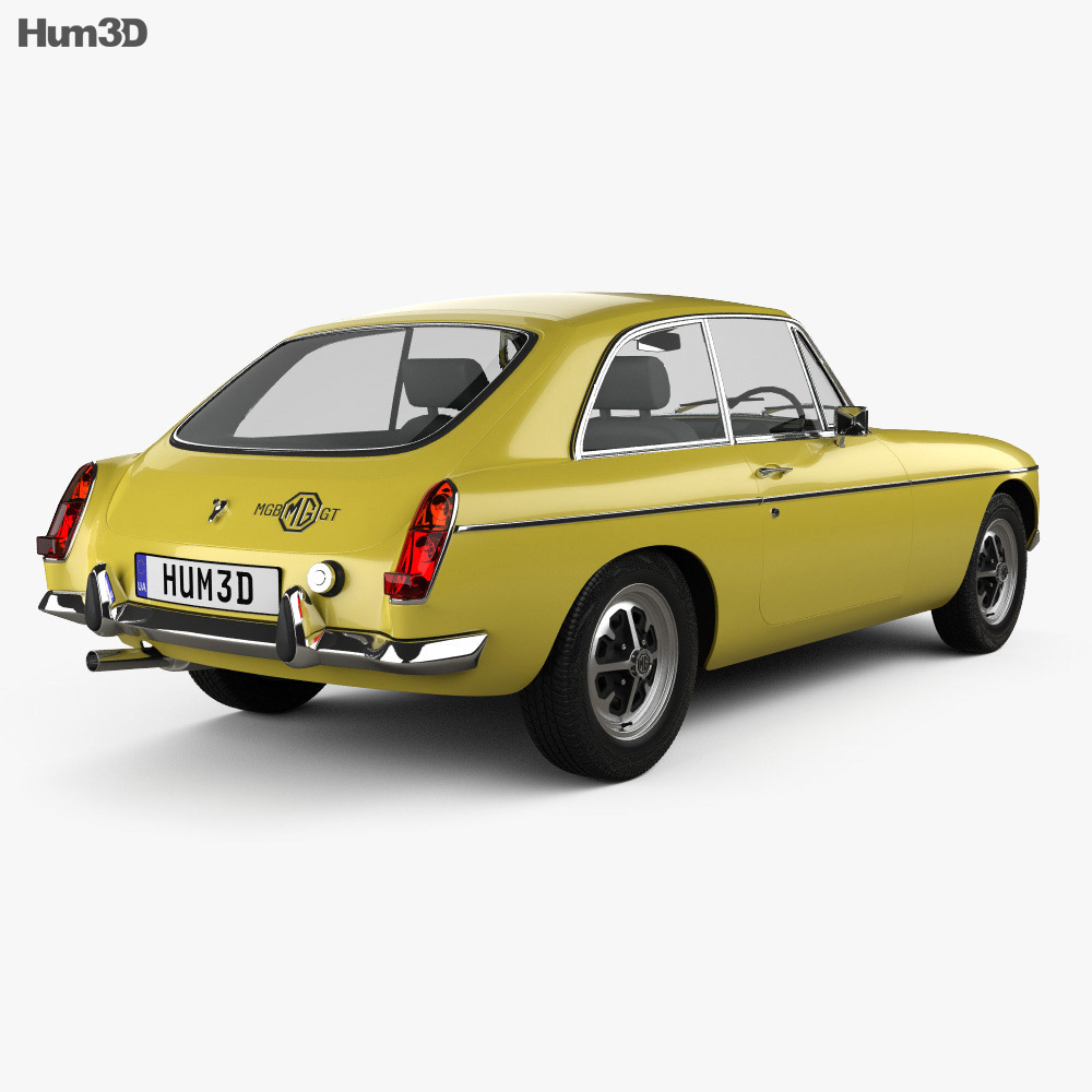 MG MGB GT V8 1973 3D model - Vehicles on Hum3D