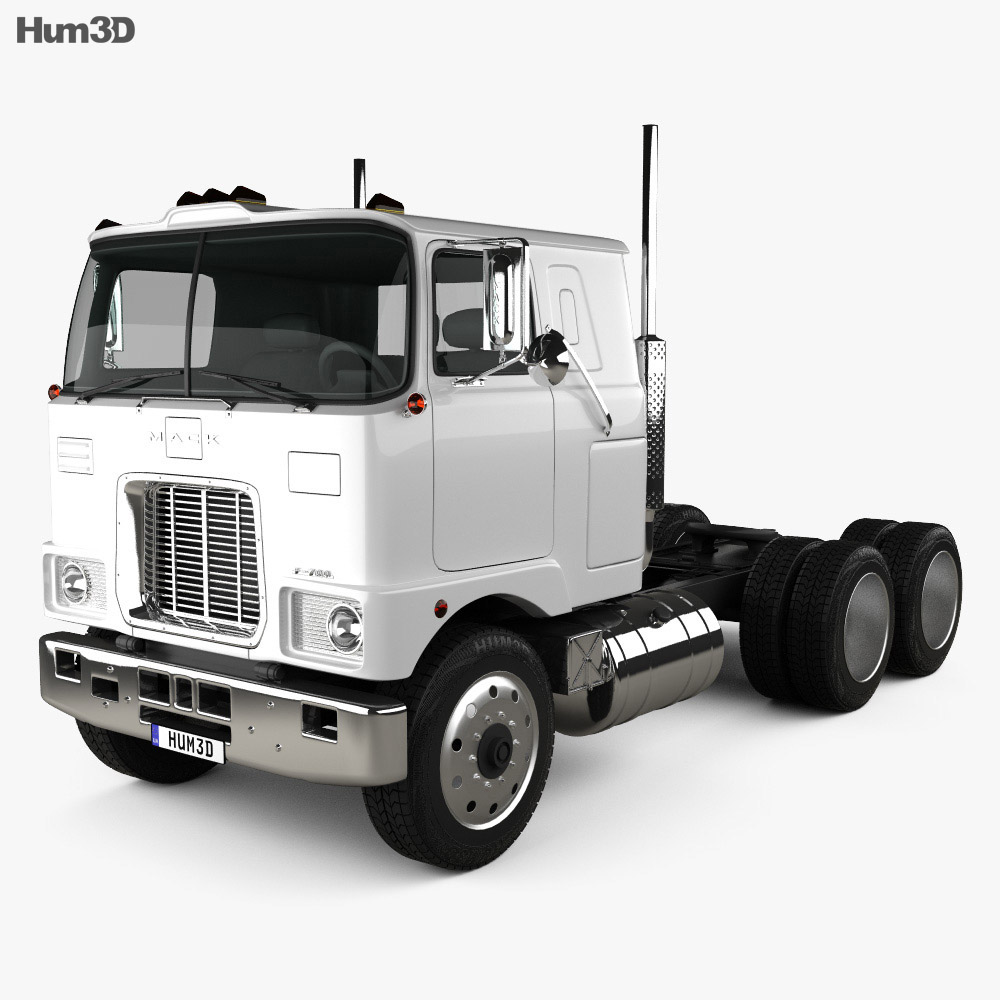 Mack F700 Tractor Truck 1962 3d Model Vehicles On Hum3d