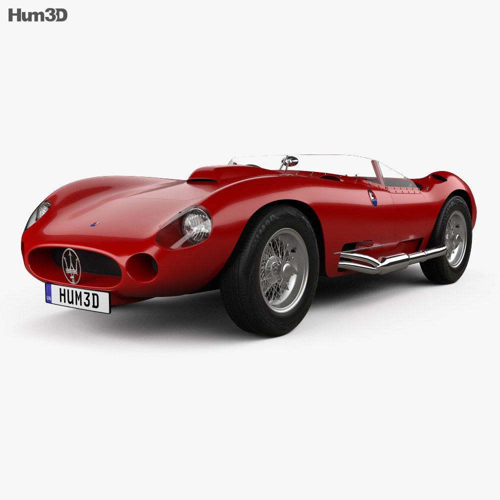 Maserati 450S 1956 Modelo 3D