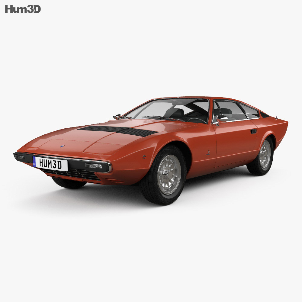 Maserati Khamsin 1977 3D模型