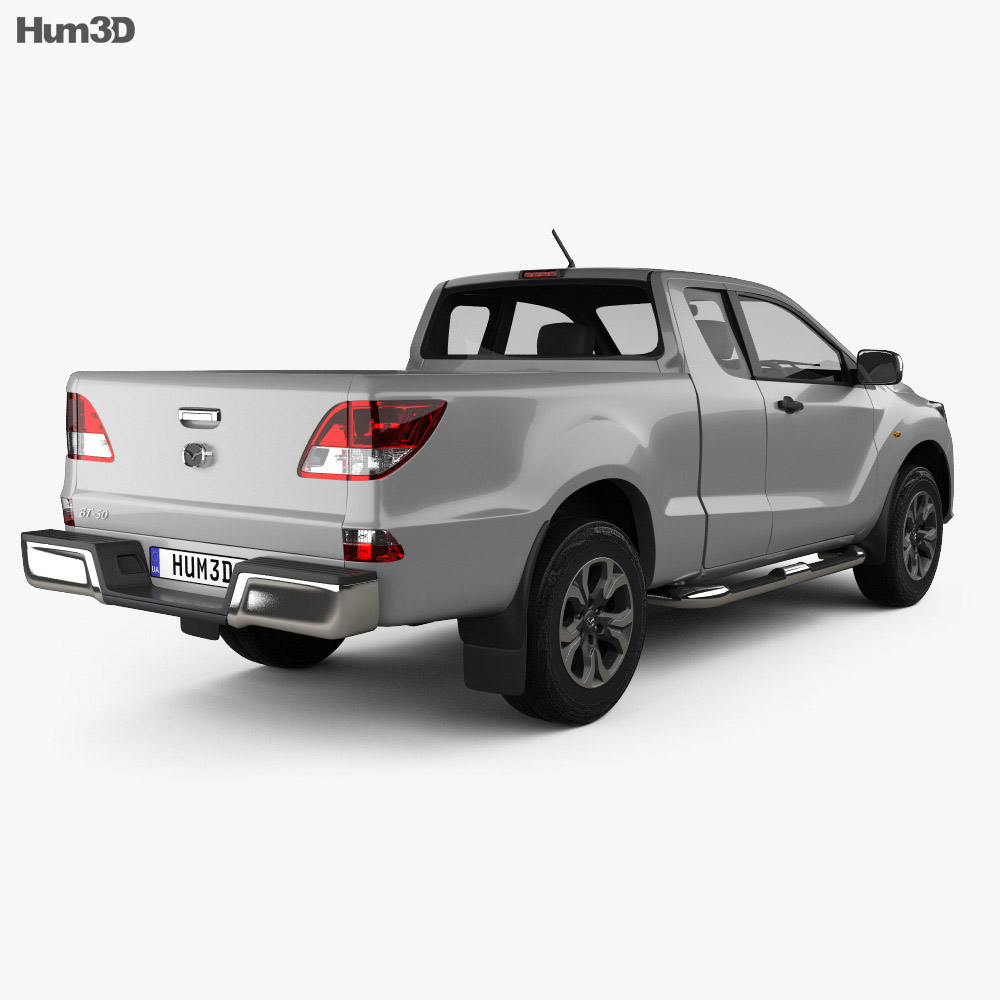 Mazda BT-50 Freestyle Cab 2021 3d model back view