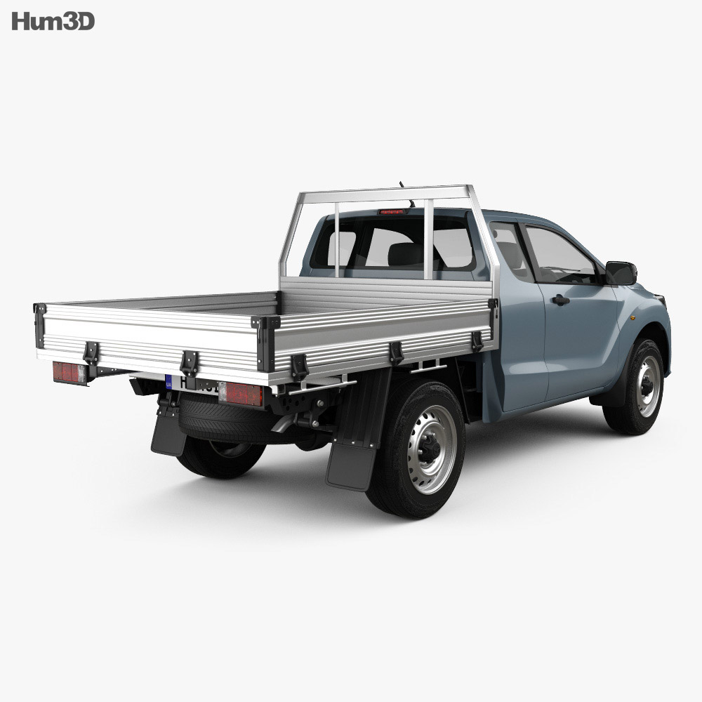 Mazda BT-50 Freestyle Cab Alloy Tray 2021 3d model back view
