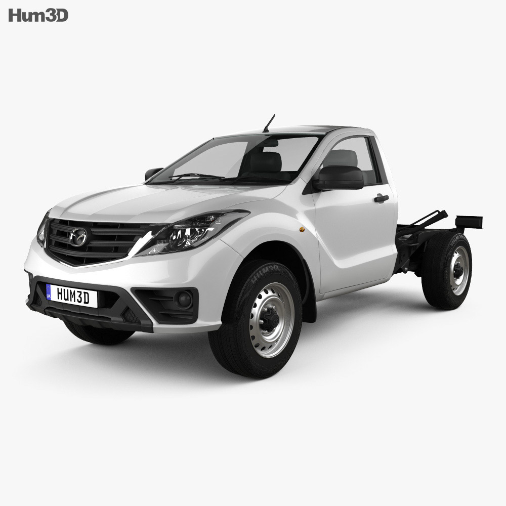 Mazda BT-50 Single Cab Chassis 2021 3d model