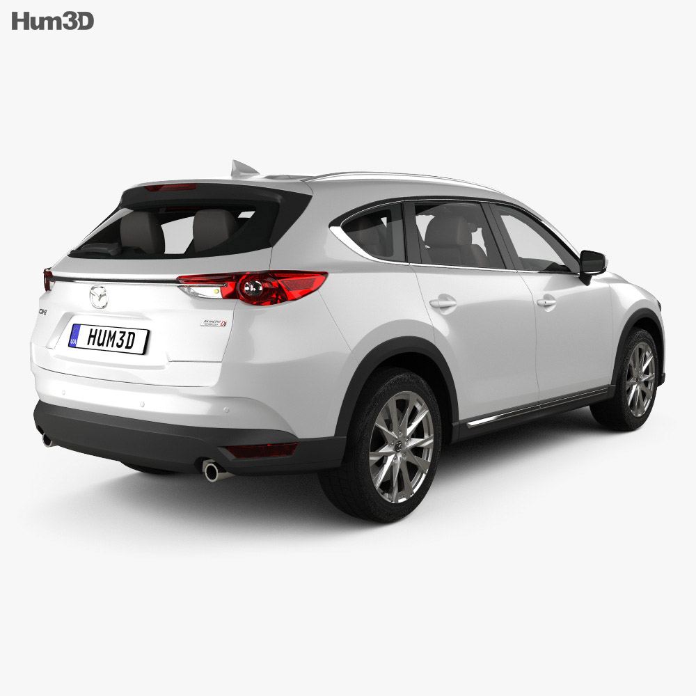 Mazda Cx 8 Hqインテリアと 17 3dモデル 乗り物 On Hum3d