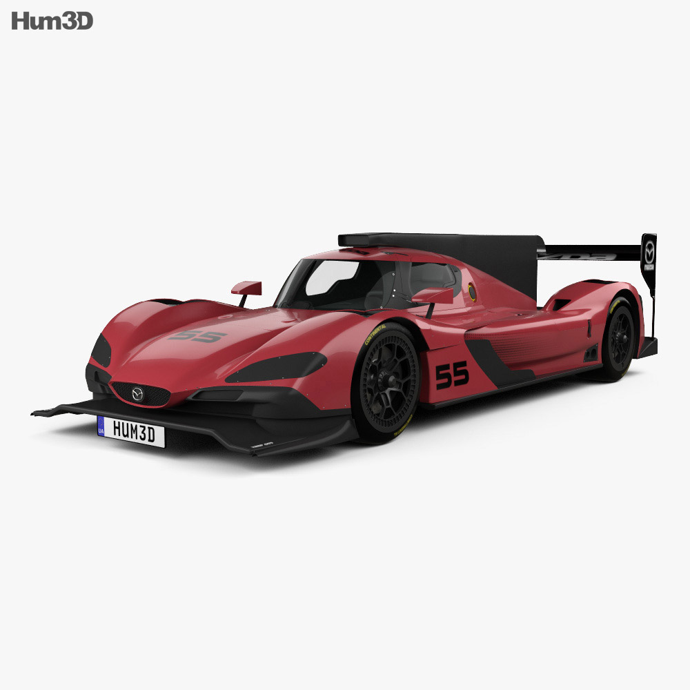 Mazda Rt24 P Racecar 17 3d Model Vehicles On Hum3d