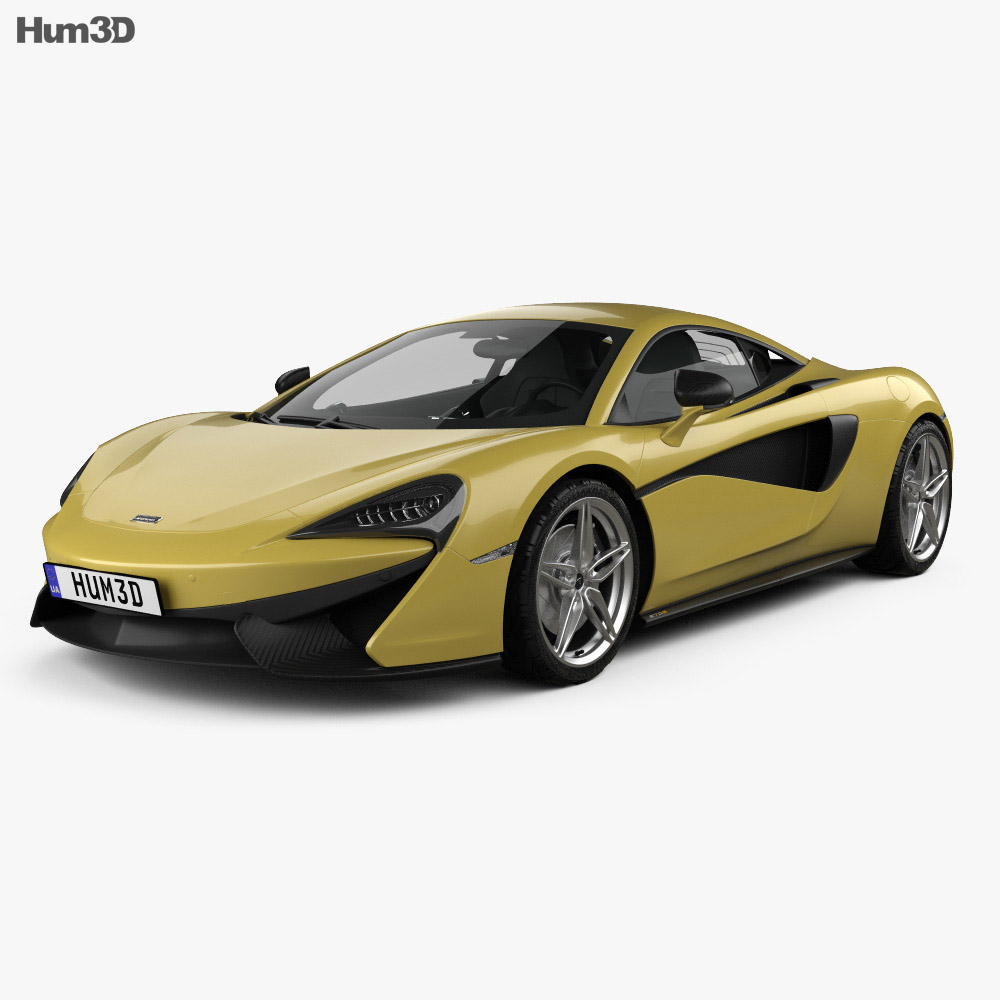 McLaren 570S 2018 3D 모델 