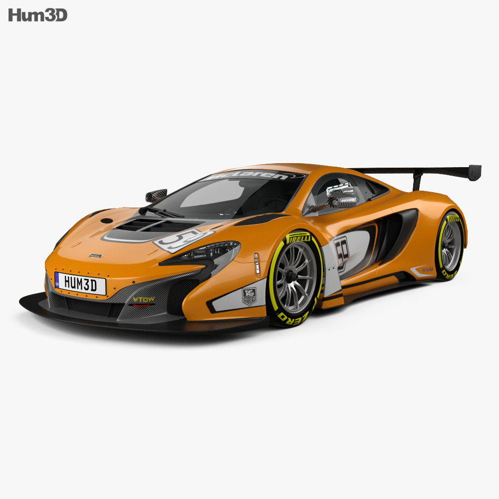 McLaren 650S GT3 2017 3Dモデル