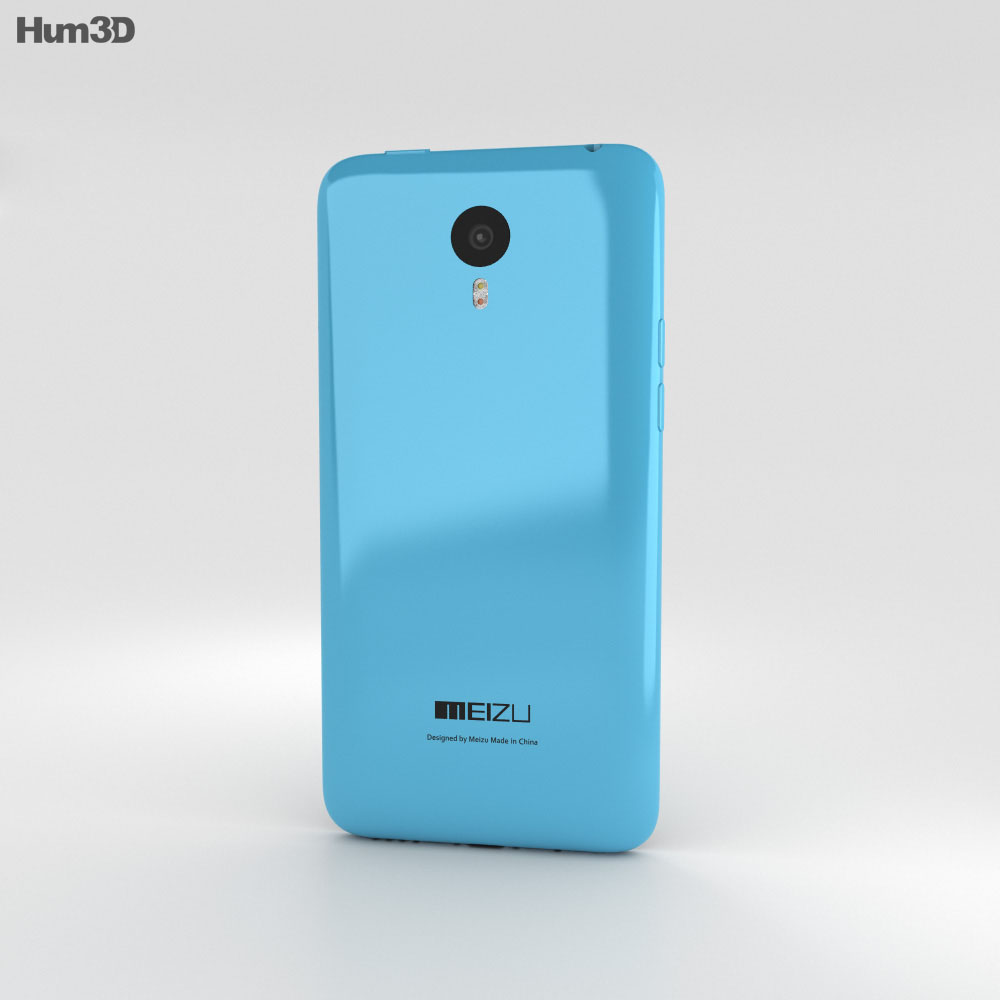 Meizu M1 Note Blue 3D模型