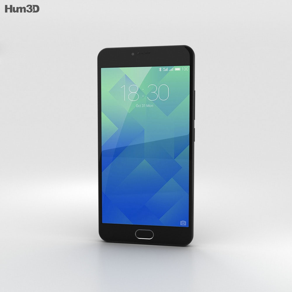 Meizu M5 Matte Black 3d model