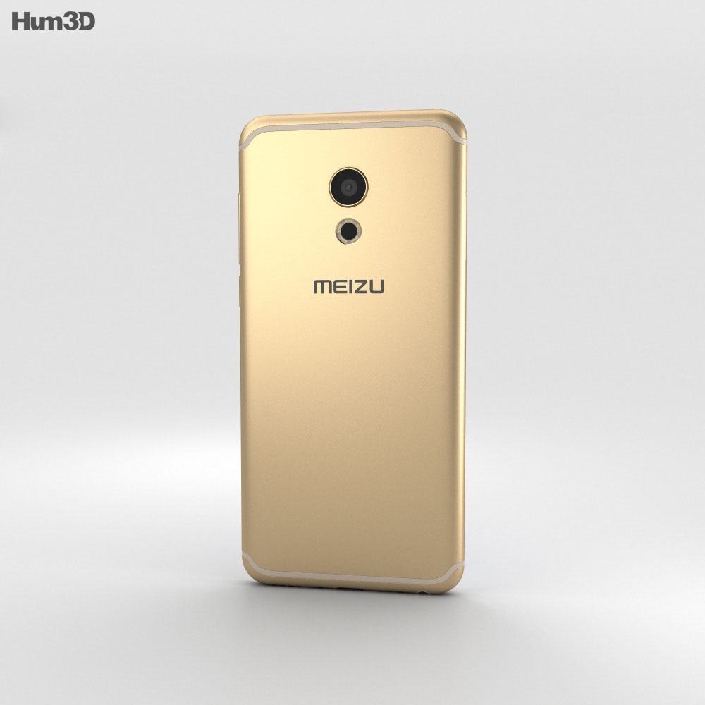 Meizu Pro 6 Gold 3D模型