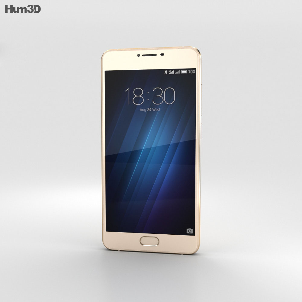 Meizu U10 Shampane Gold 3Dモデル