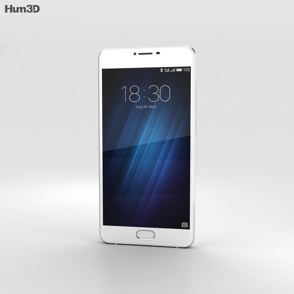 Meizu U10 White 3d model