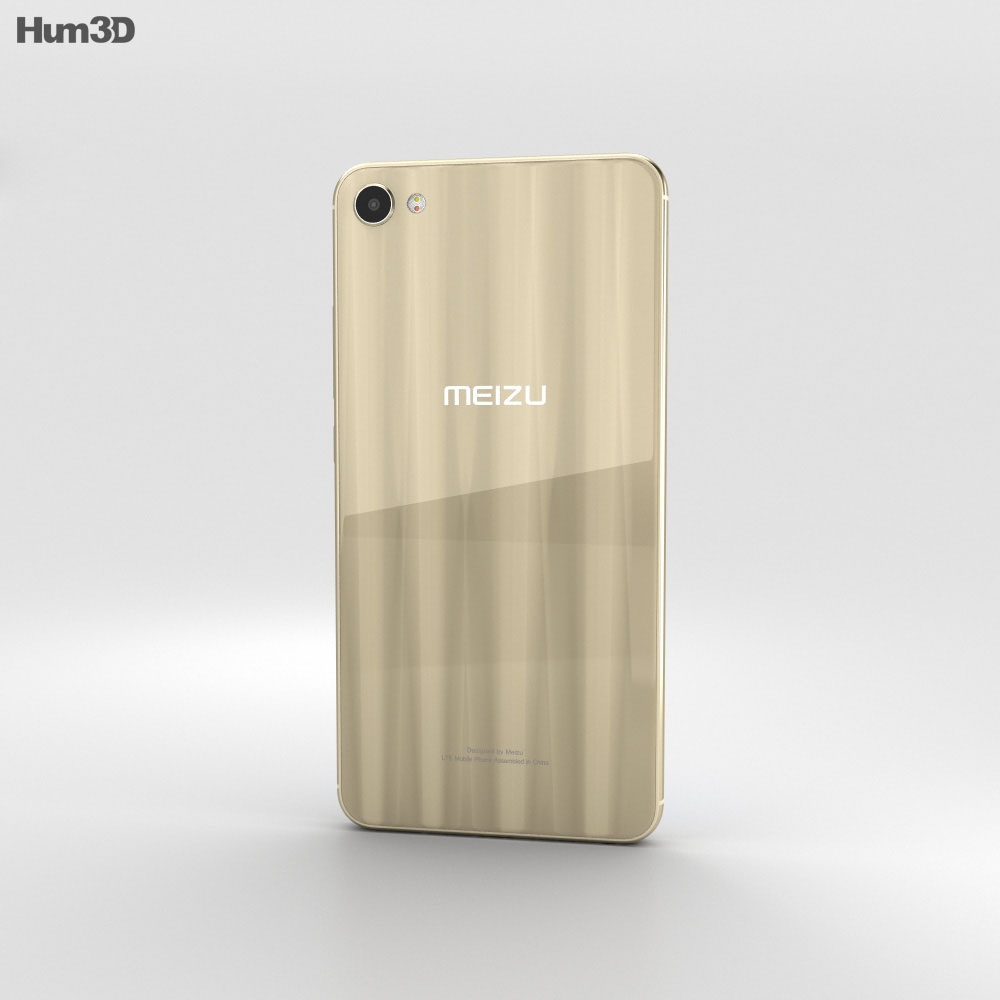 Meizu M3x Gold 3D 모델 