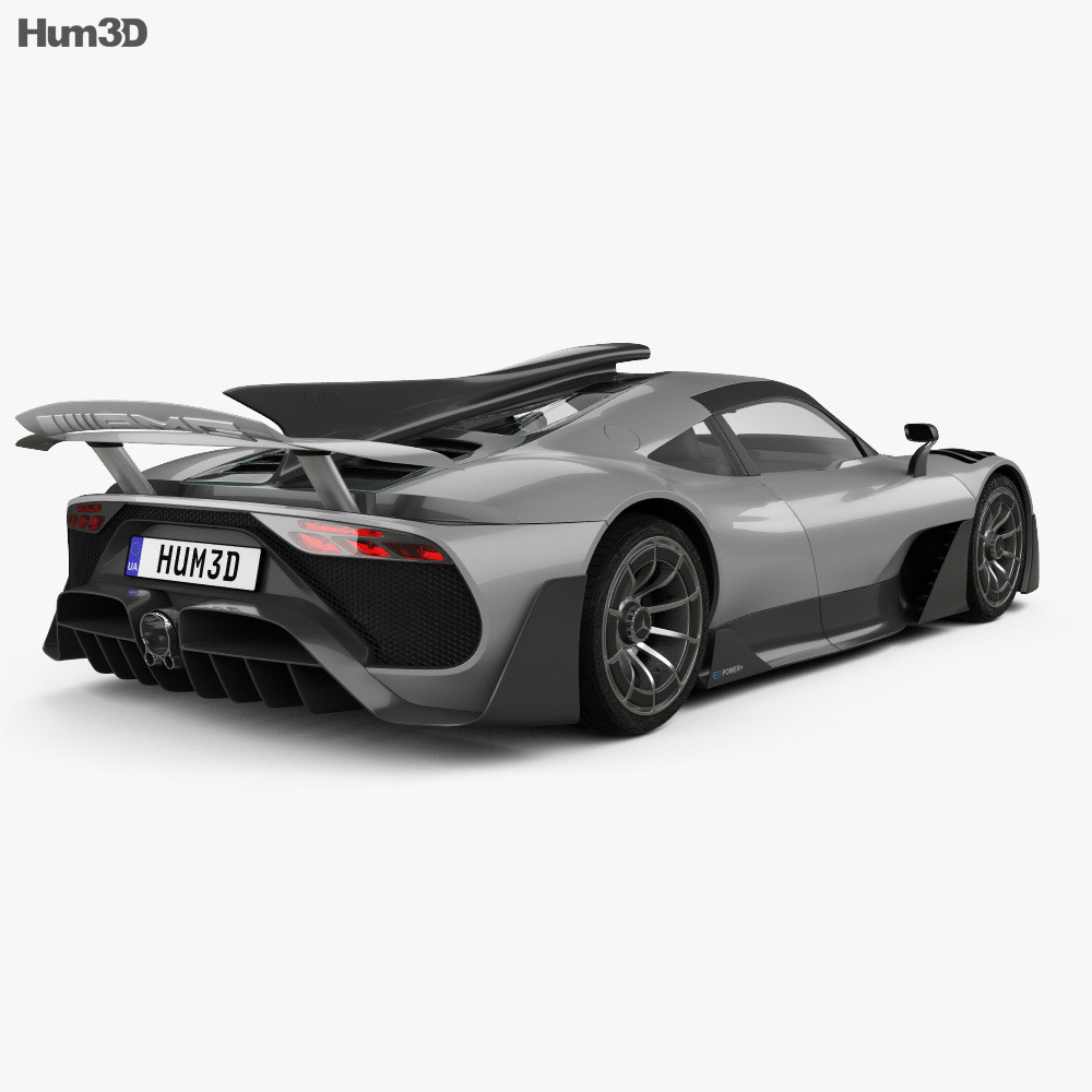 Mercedes-AMG Project ONE 2020 3Dモデル 後ろ姿