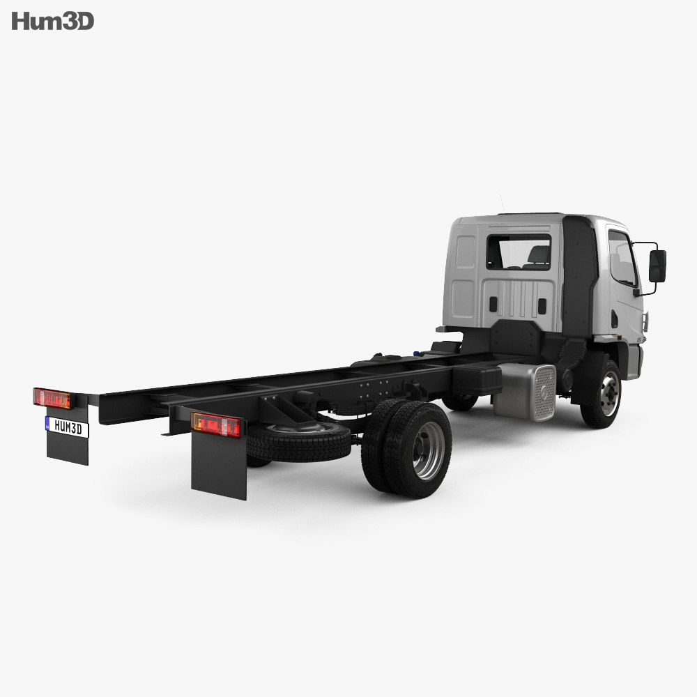 Mercedes-Benz Accelo Chassis Truck 2016 3d model back view