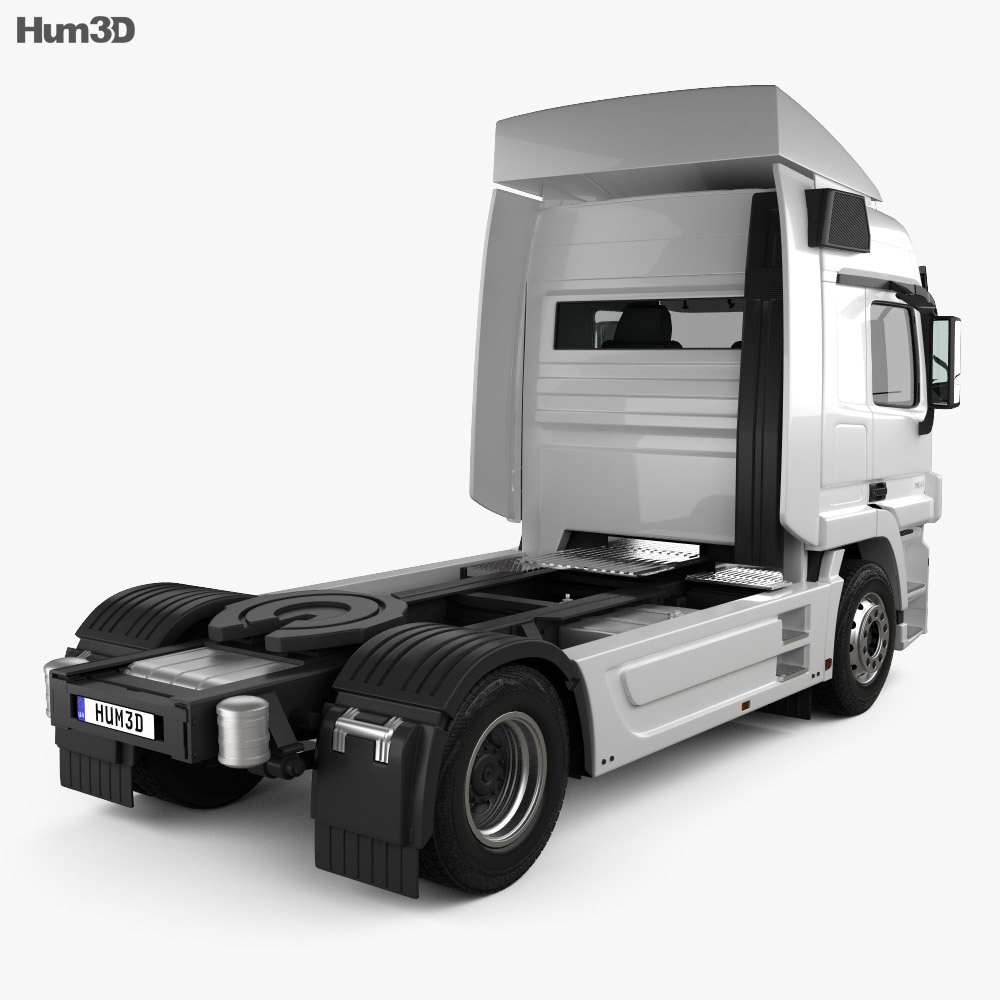 Mercedes-Benz Actros Tractor Truck 2014 3d model back view