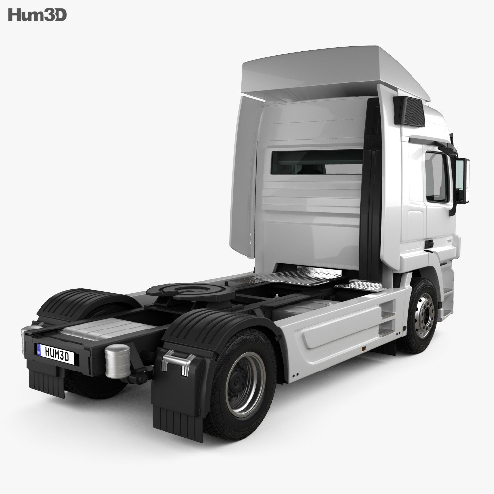 Mercedes Benz Actros Tractor Truck 2 Axle With Hq Interior