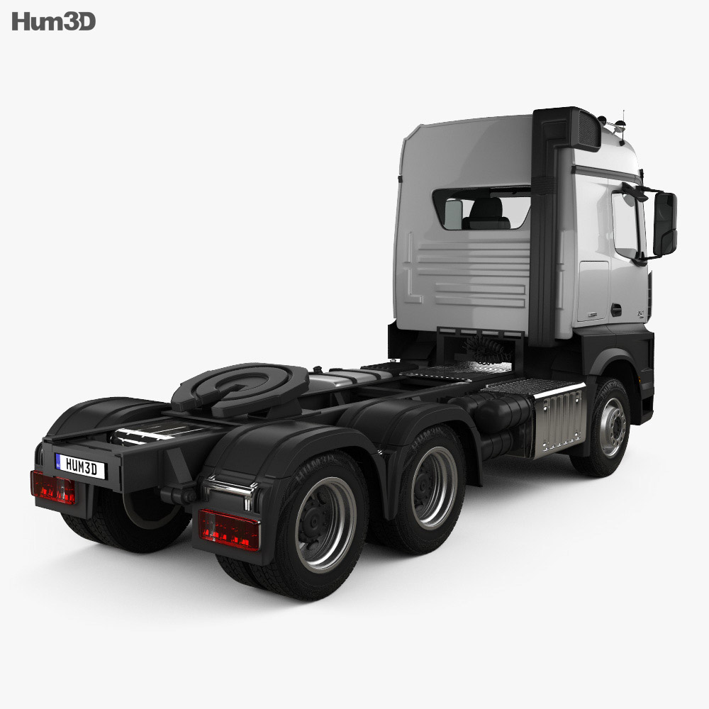 Mercedes-Benz Arocs Tractor Truck 2022 3d model back view