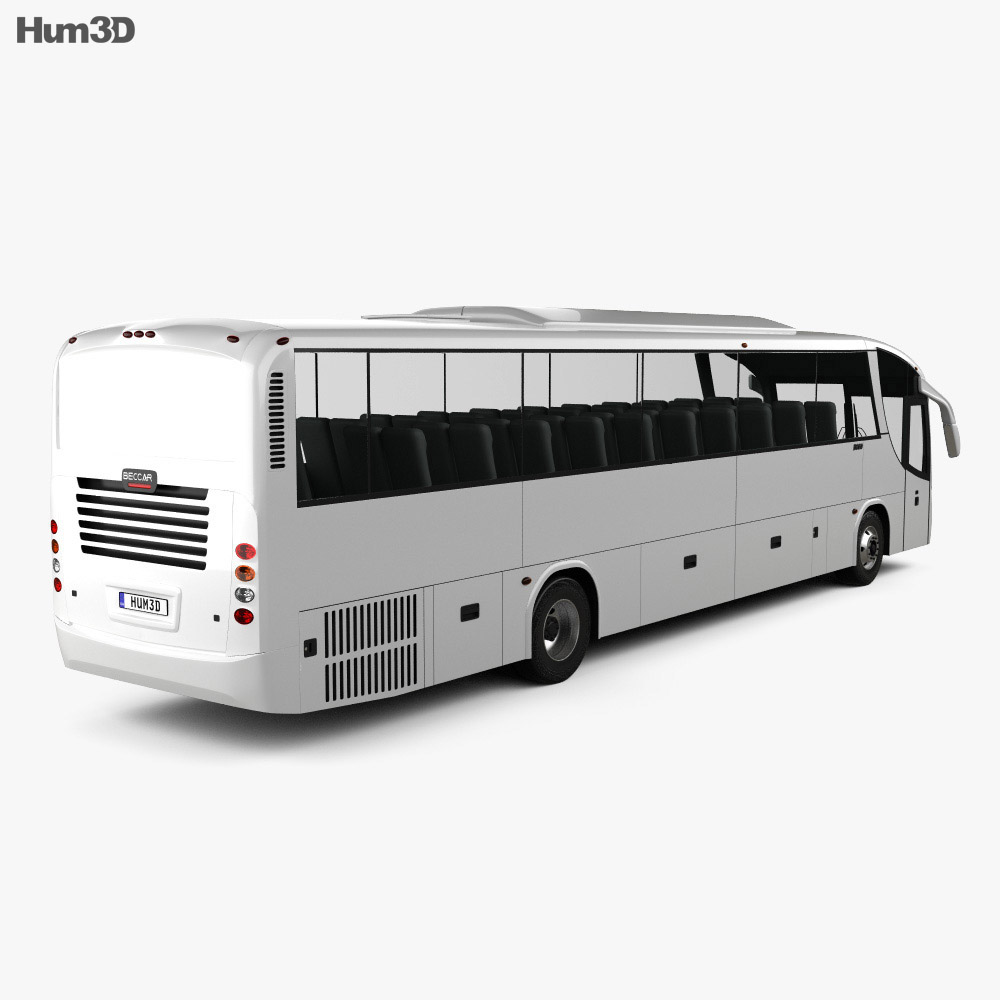 Mercedes-Benz B330 bus 2015 3d model back view
