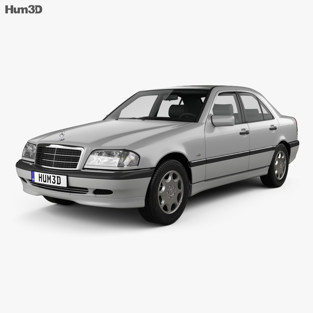 Mercedes-Benz C-Class (W202) sedan 1997 3D model ...