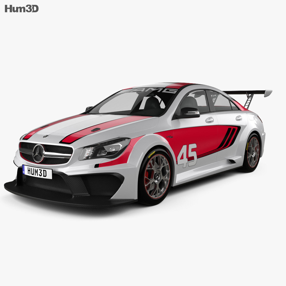 Mercedes-Benz CLA-class (C117) AMG Racing 2015 3d model