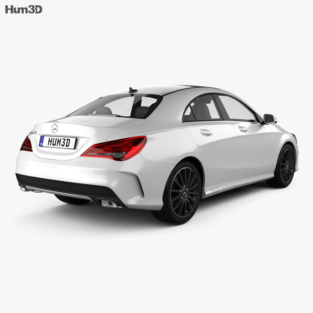 Mercedes-Benz CLA AMG Sports Package 2016 3d model back view