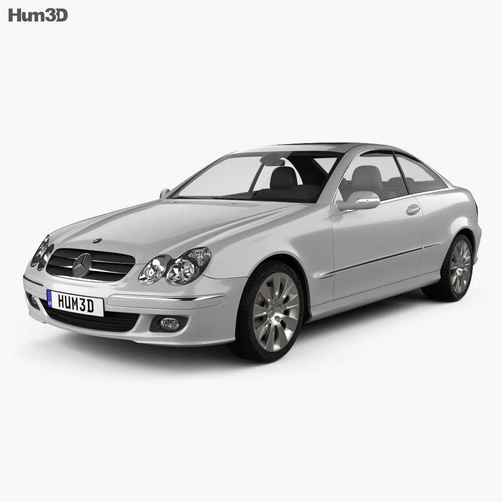 Mercedes-Benz CLK 클래스 (C209) 쿠페 2008 3D 모델 