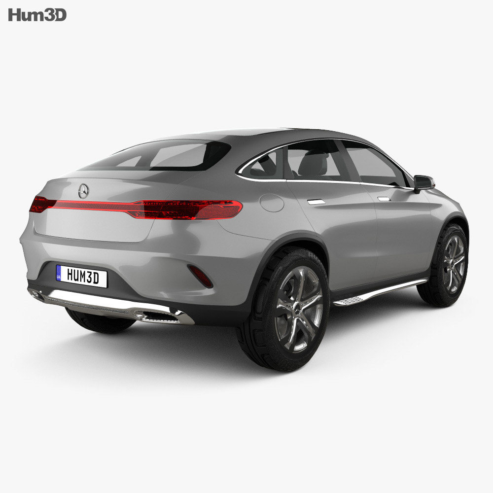 Mercedes-Benz Coupe SUV 2015 3d model back view