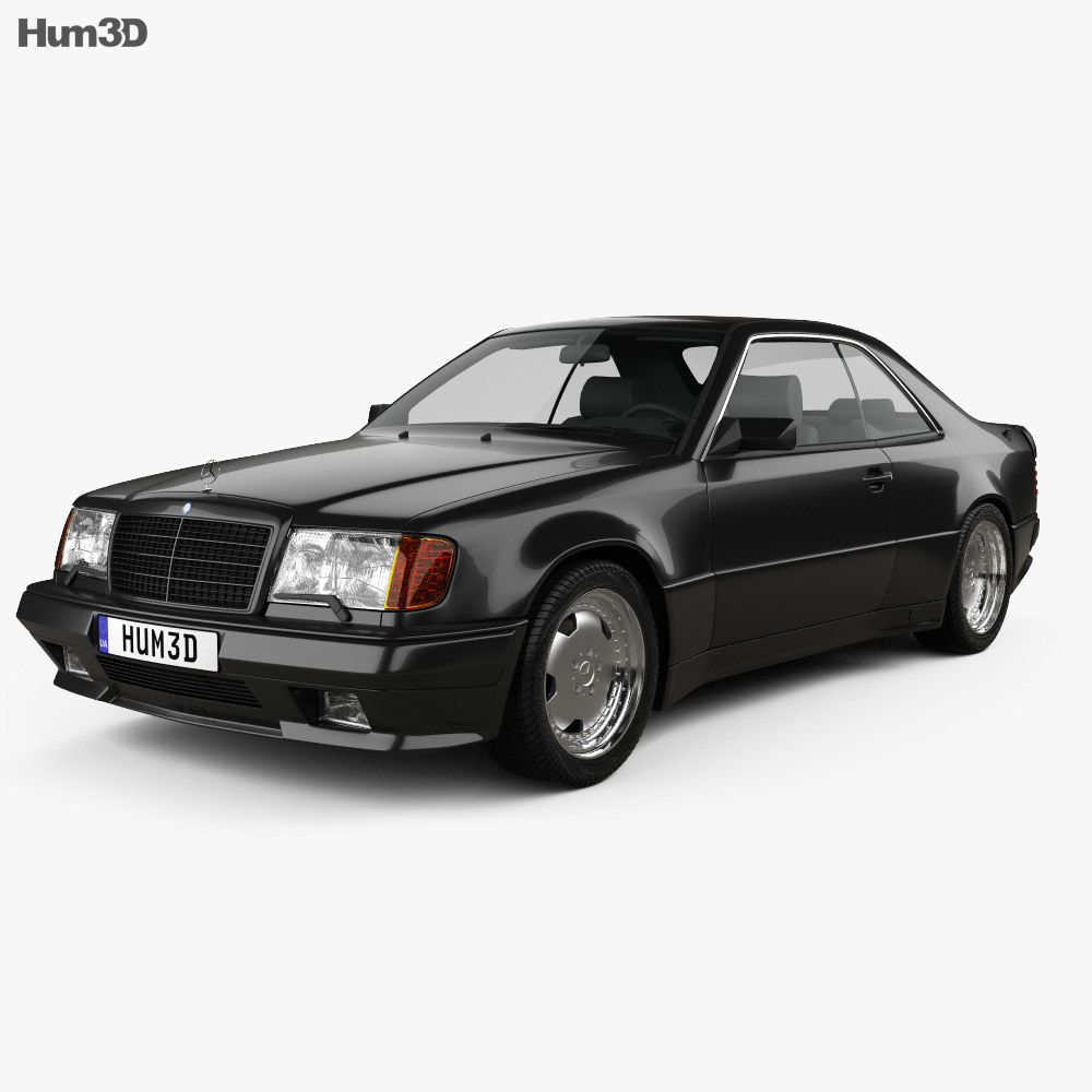 Mercedes-Benz Eクラス AMG widebody クーペ 1988 3Dモデル